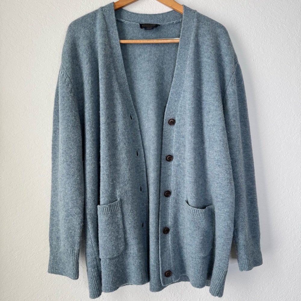 Pendleton Vintage Shetland Wool Cardigan Sweater